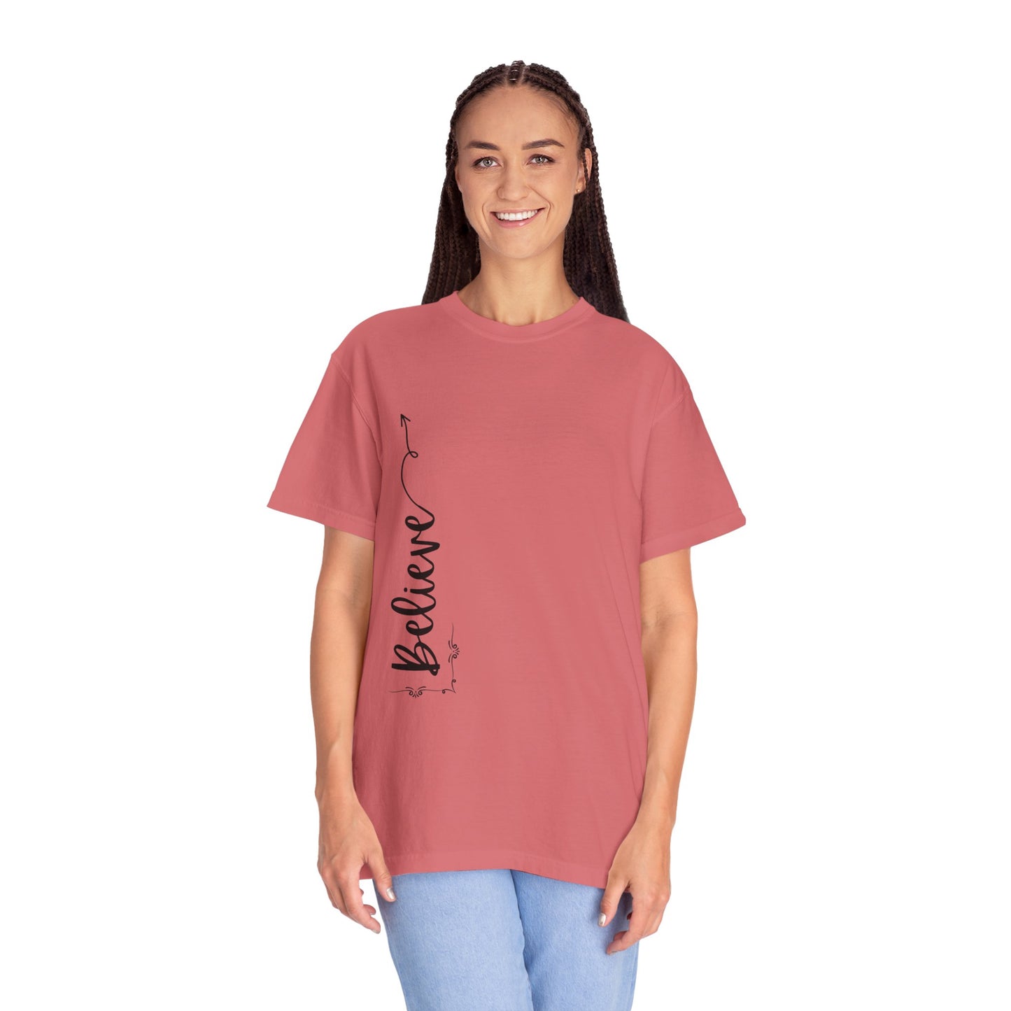 Believe Women's T-shirt for Adults - Inspirational Apparel