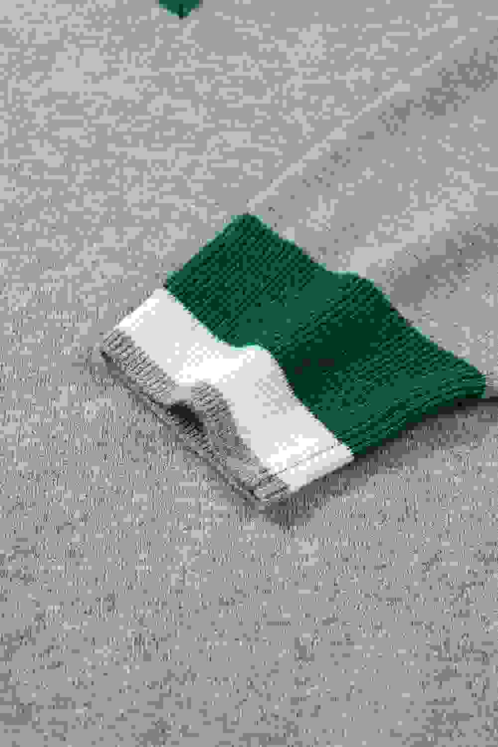 Varsity Stripe Contrast Trim V-Neck Sweater