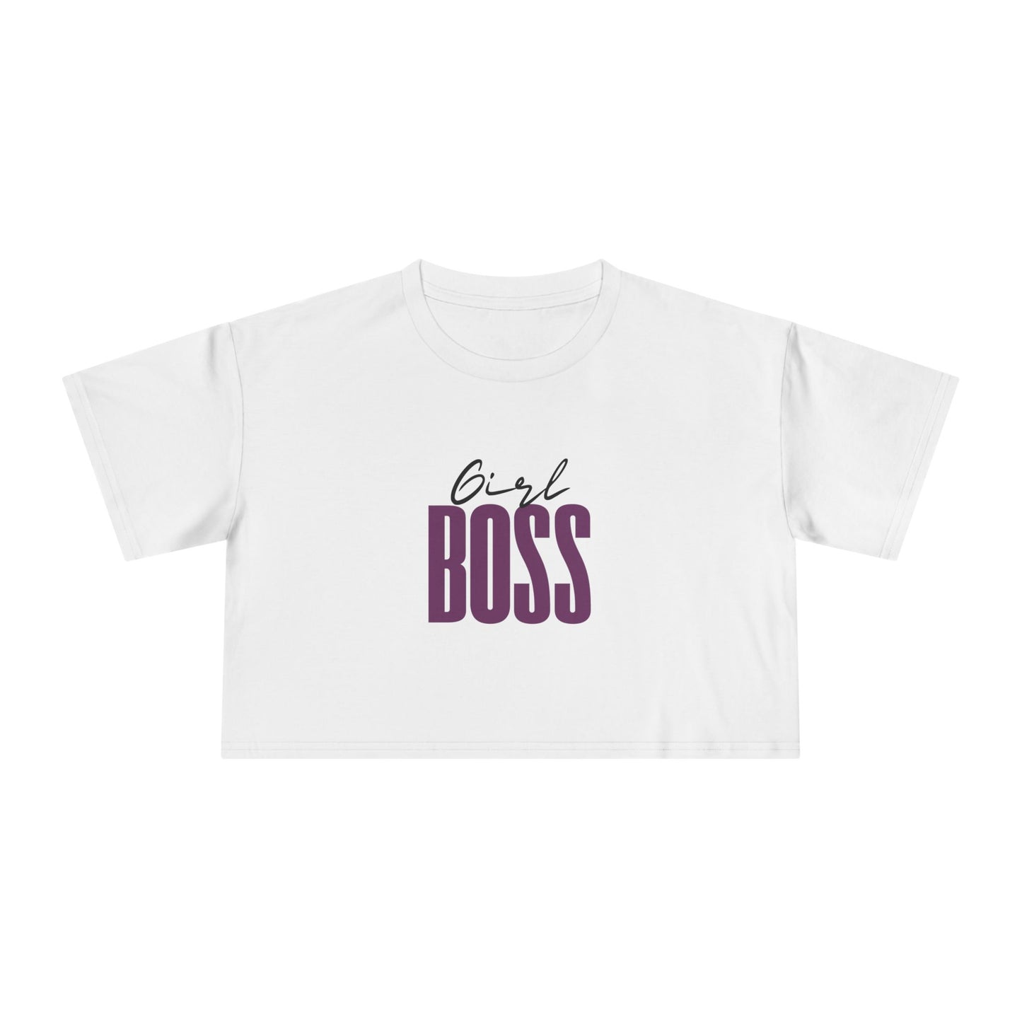 Girl Boss Adult Crop T-Shirt