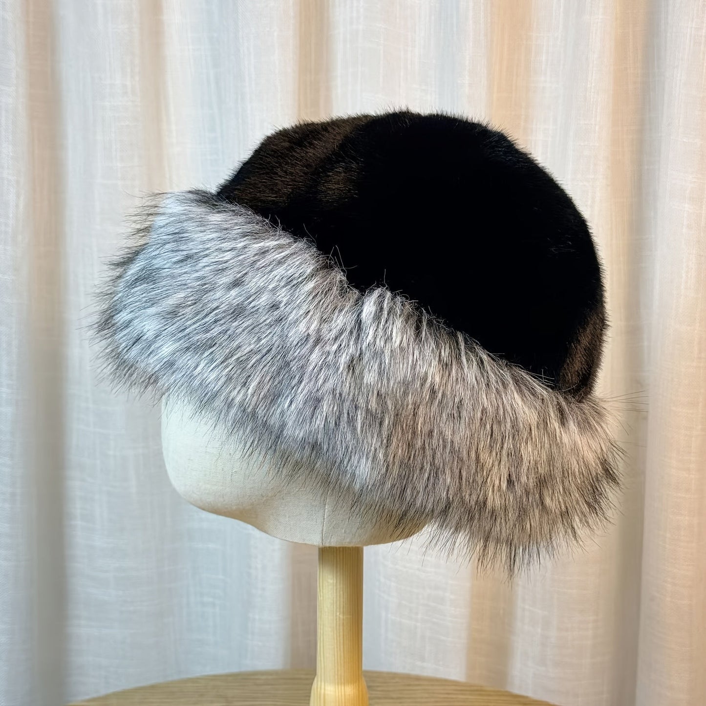 Cozy Winter Style Warm Faux Fur Princess Hat