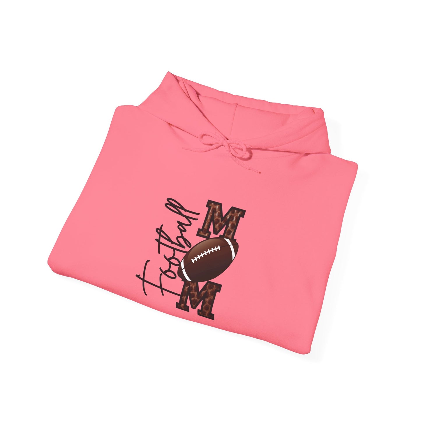 Football Mom: Adult Hooded Sweatshirt