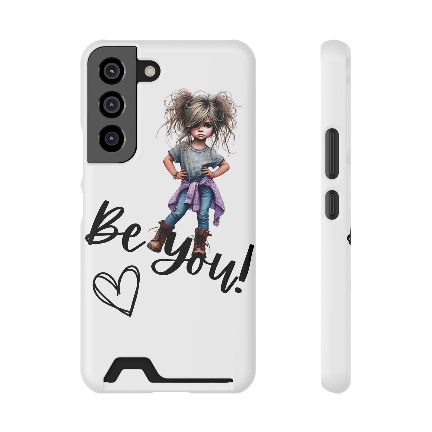 Be You Phone Case With Card Holder - Stylish and Functional Be You Phone Case - The Eggy's store