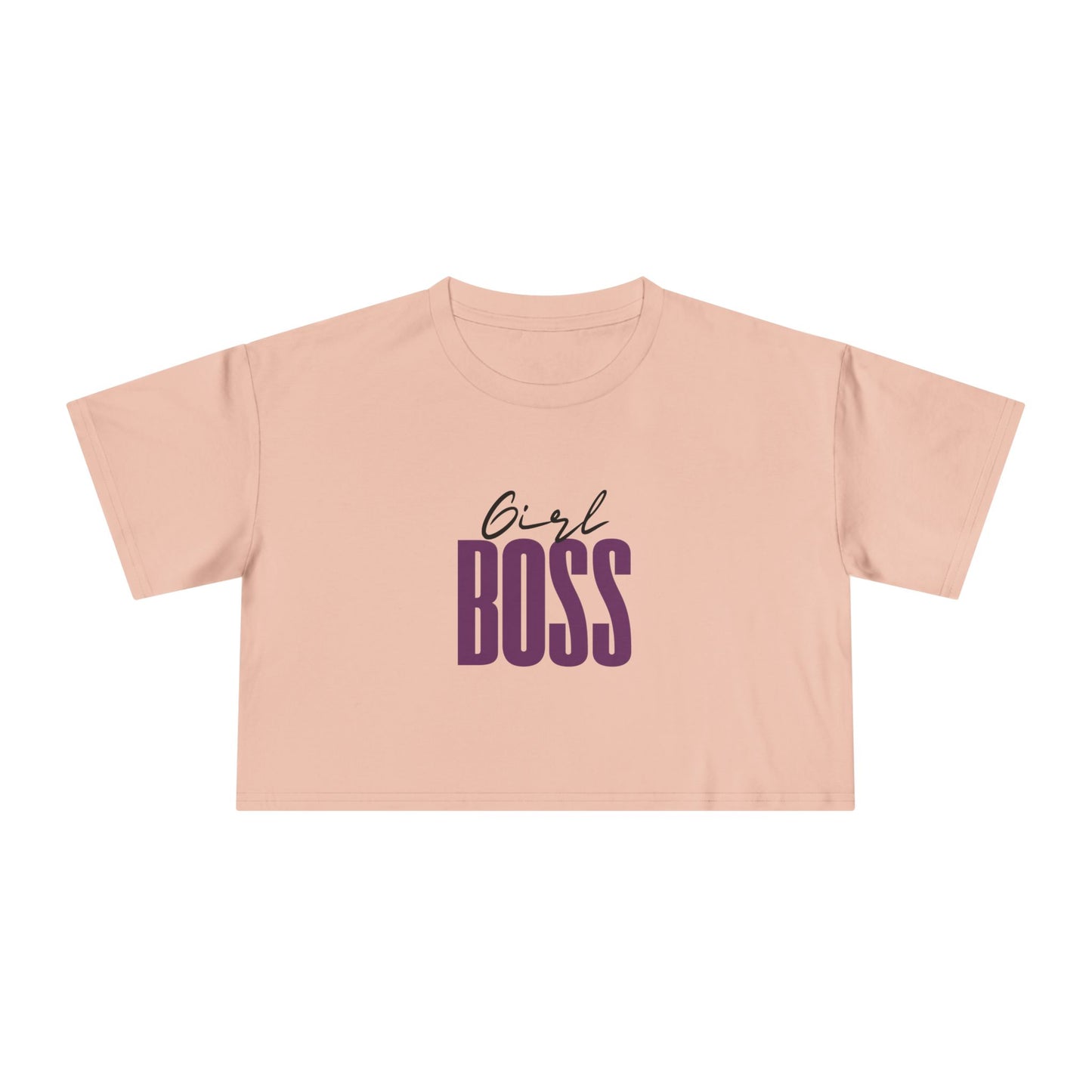 Girl Boss Adult Crop T-Shirt