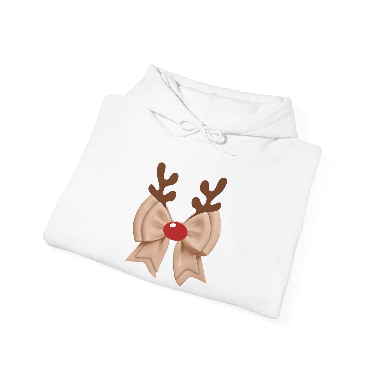 Reindeer Hooded Sweatshirt for Adults