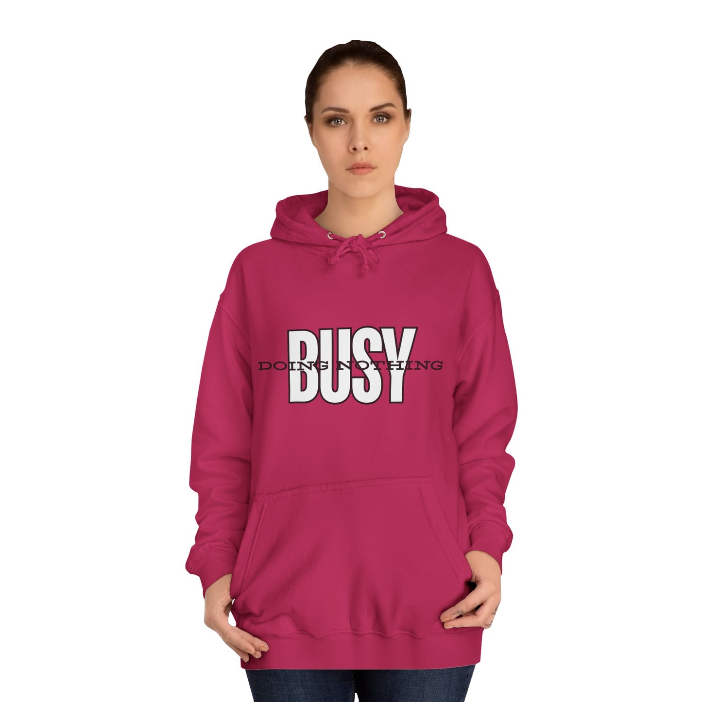 Women's Sweatshirt - 'Busy Doing Nothing' Long Sleeve Sweatshirt