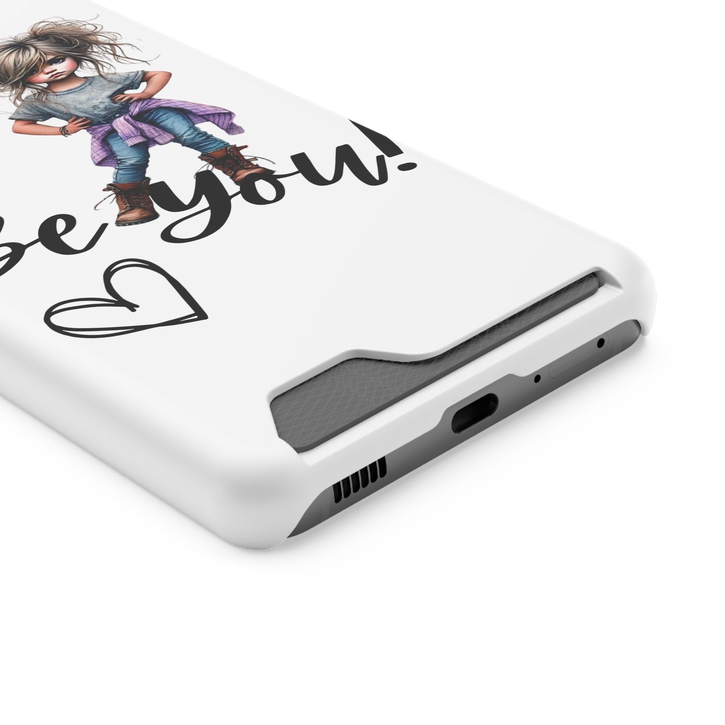 Be You Phone Case With Card Holder - Stylish and Functional Be You Phone Case