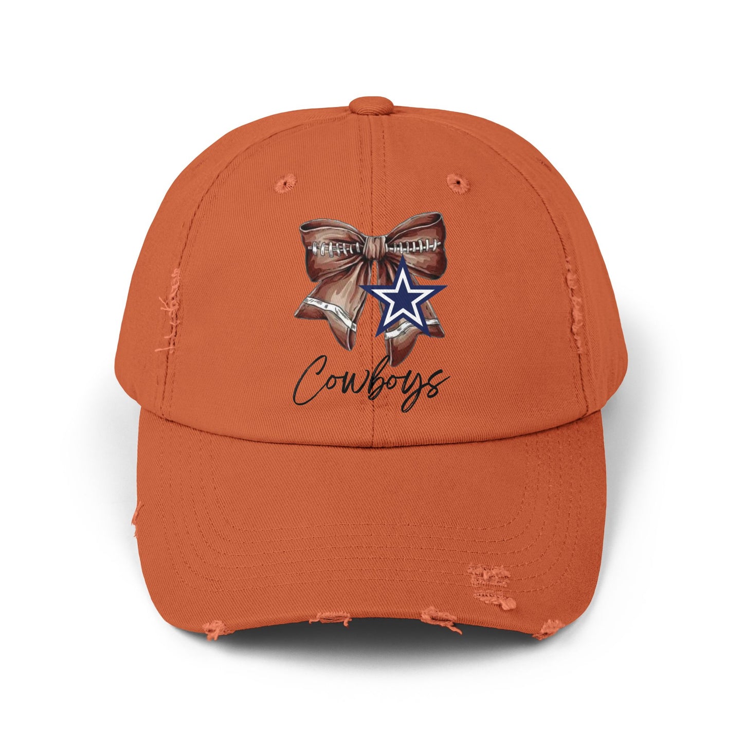 Sport Hat: Distressed Cowboys Team Hat - The Eggy's store