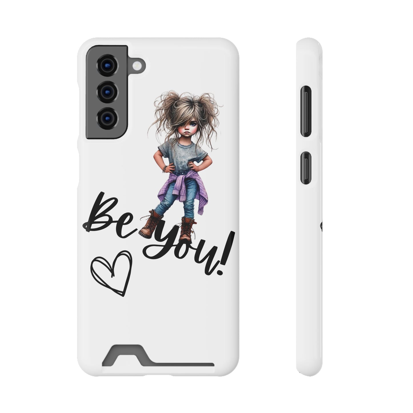 Be You Phone Case With Card Holder - Stylish and Functional Be You Phone Case - The Eggy's store