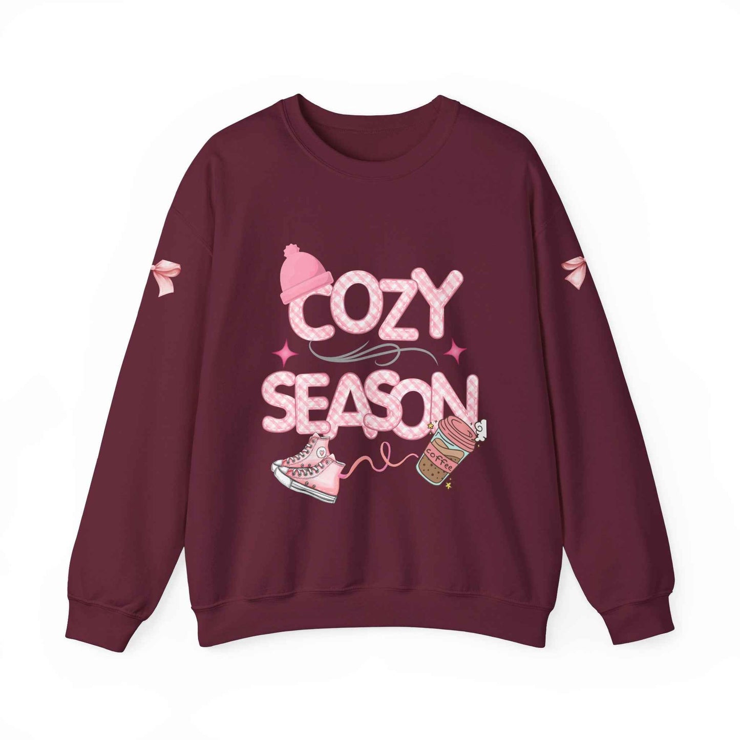 Pink Cozy Adult Crewneck Sweatshirt