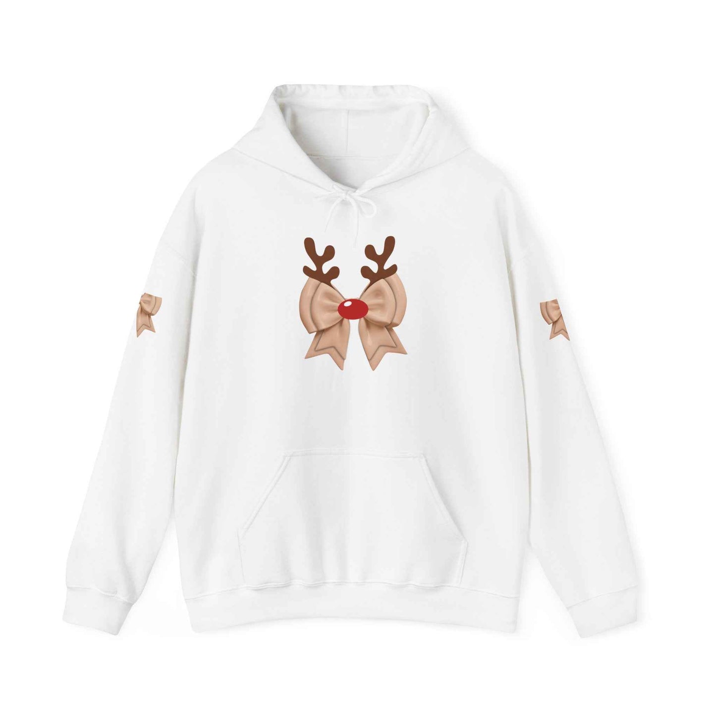 Reindeer Hooded Sweatshirt for Adults