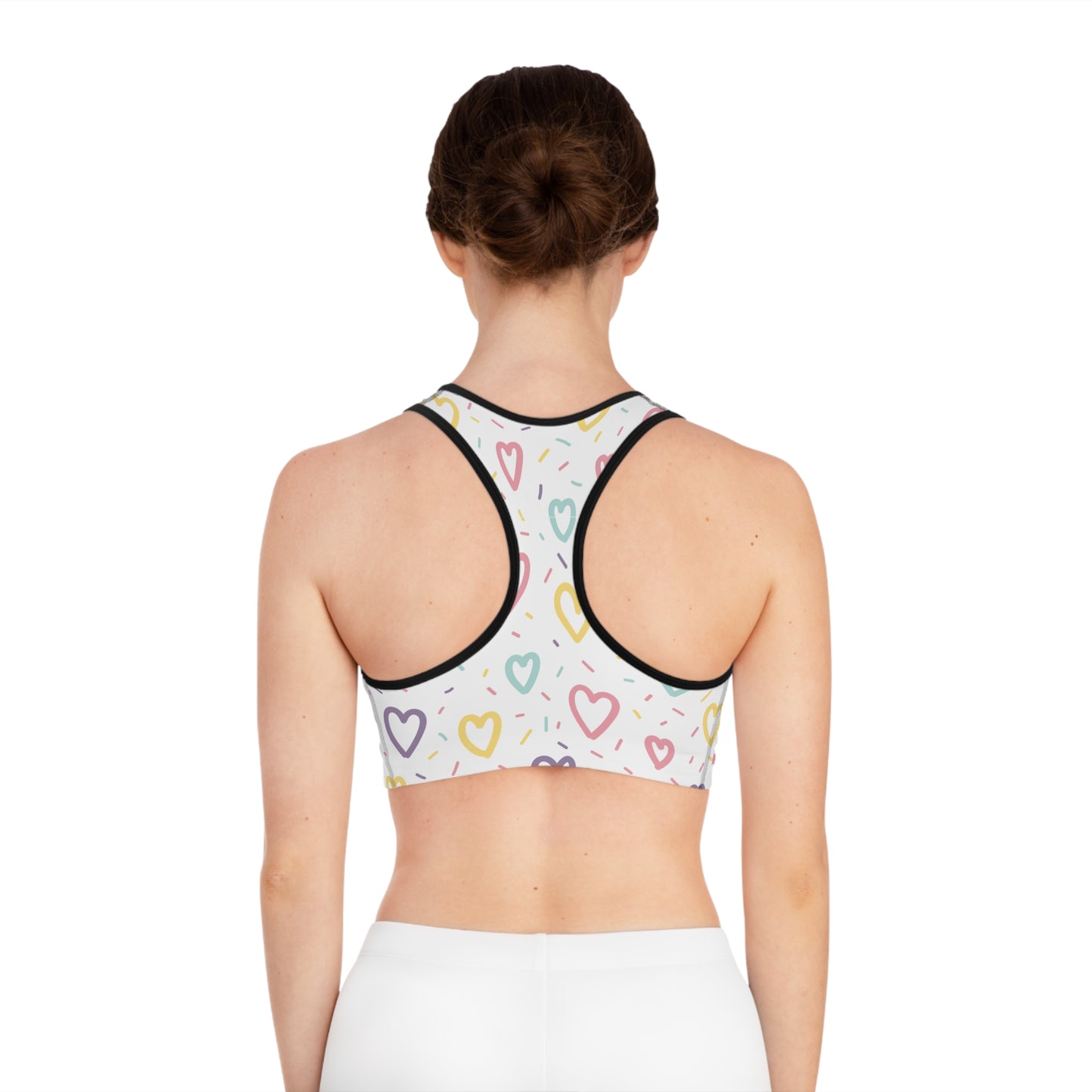 Heart Love Sports Bra for Women - Comfortable and Stylish Fitness Wear - The Eggy's store