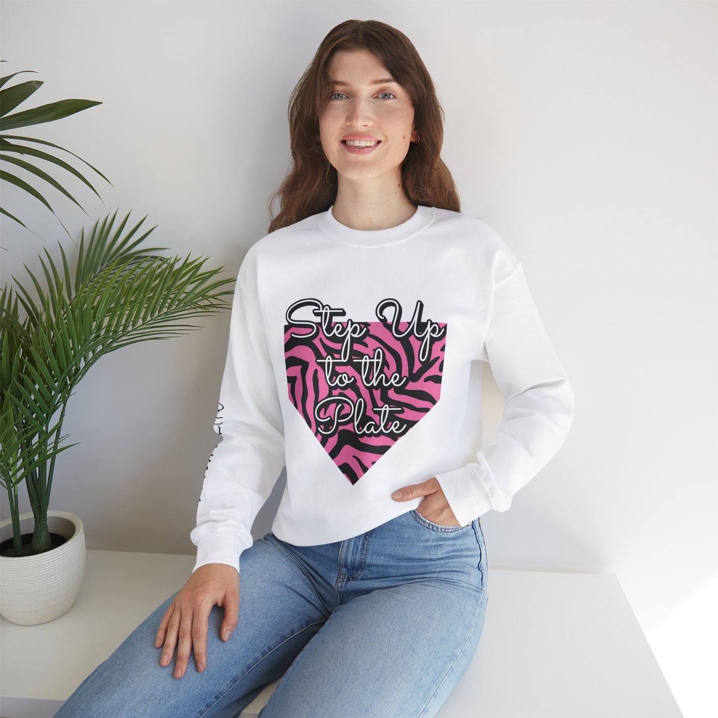 Step Up to the Base Women's Top Sweatshirt - Comfortable & Stylish Crewneck - The Eggy's store