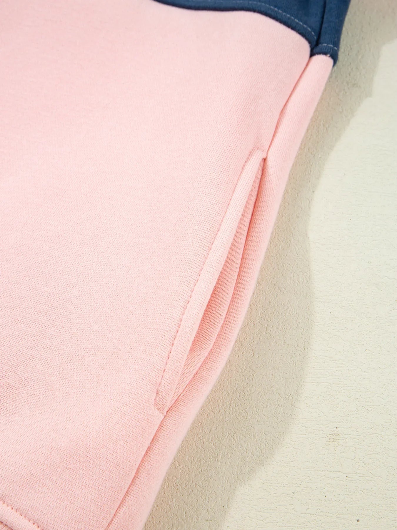 Colorblock Patchwork Half Button Women's Sweatshirt