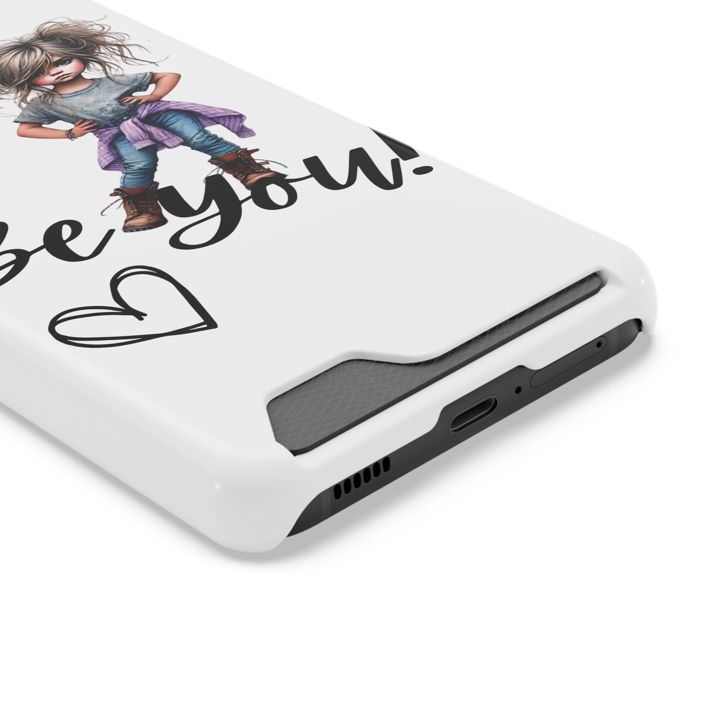 Be You Phone Case With Card Holder - Stylish and Functional Be You Phone Case