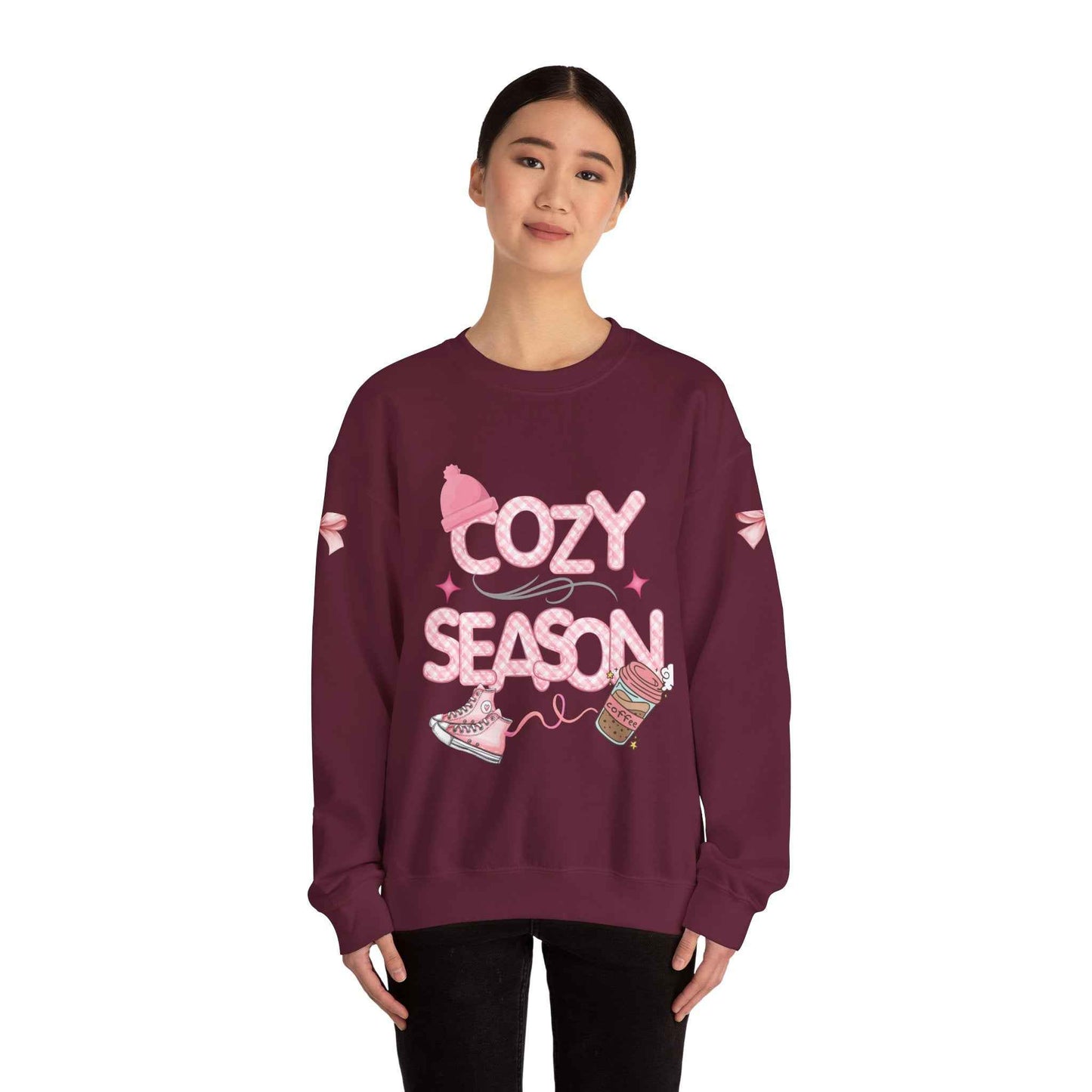 Pink Cozy Adult Crewneck Sweatshirt
