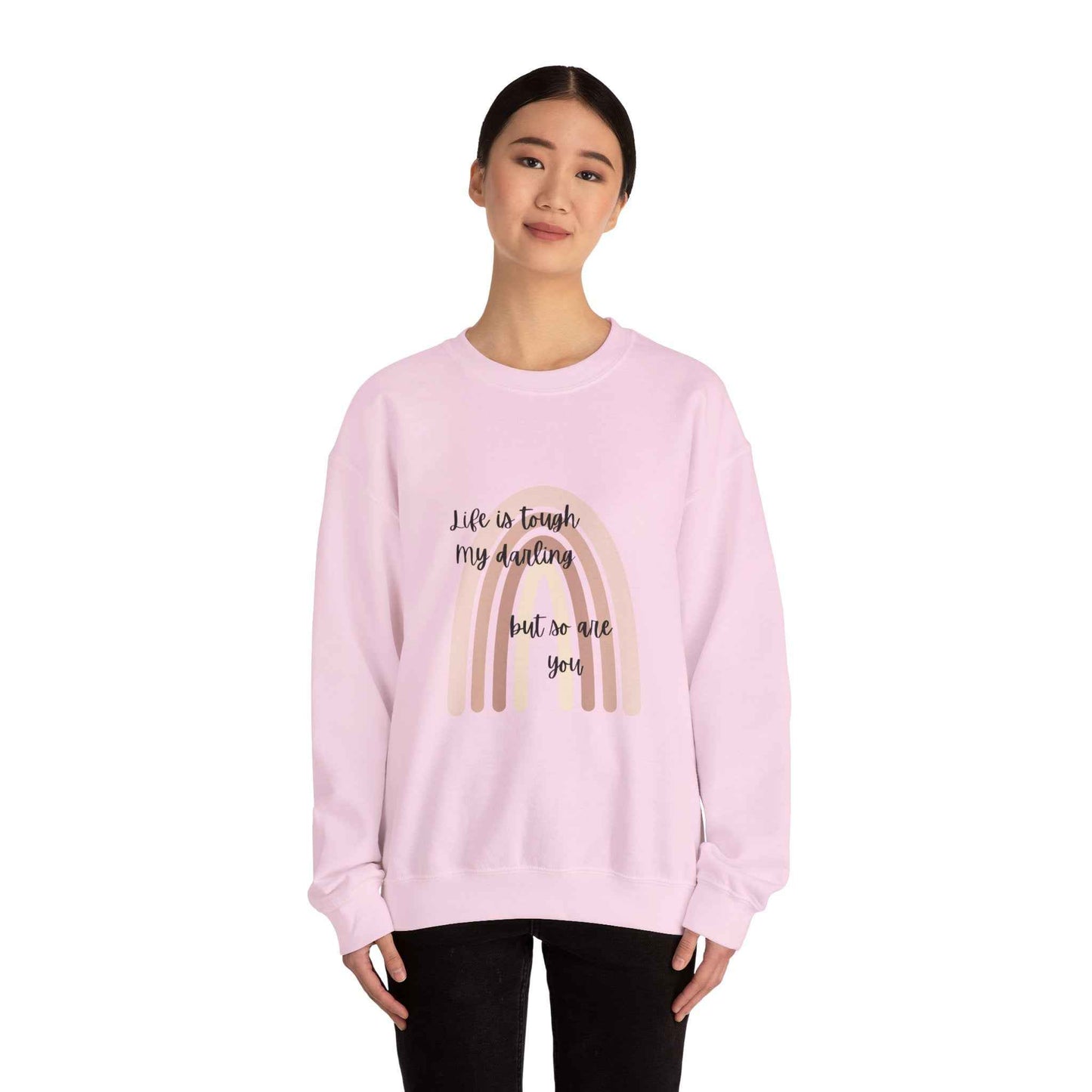 Life is tough: Adult Crewneck Sweatshirt - The Eggy's store