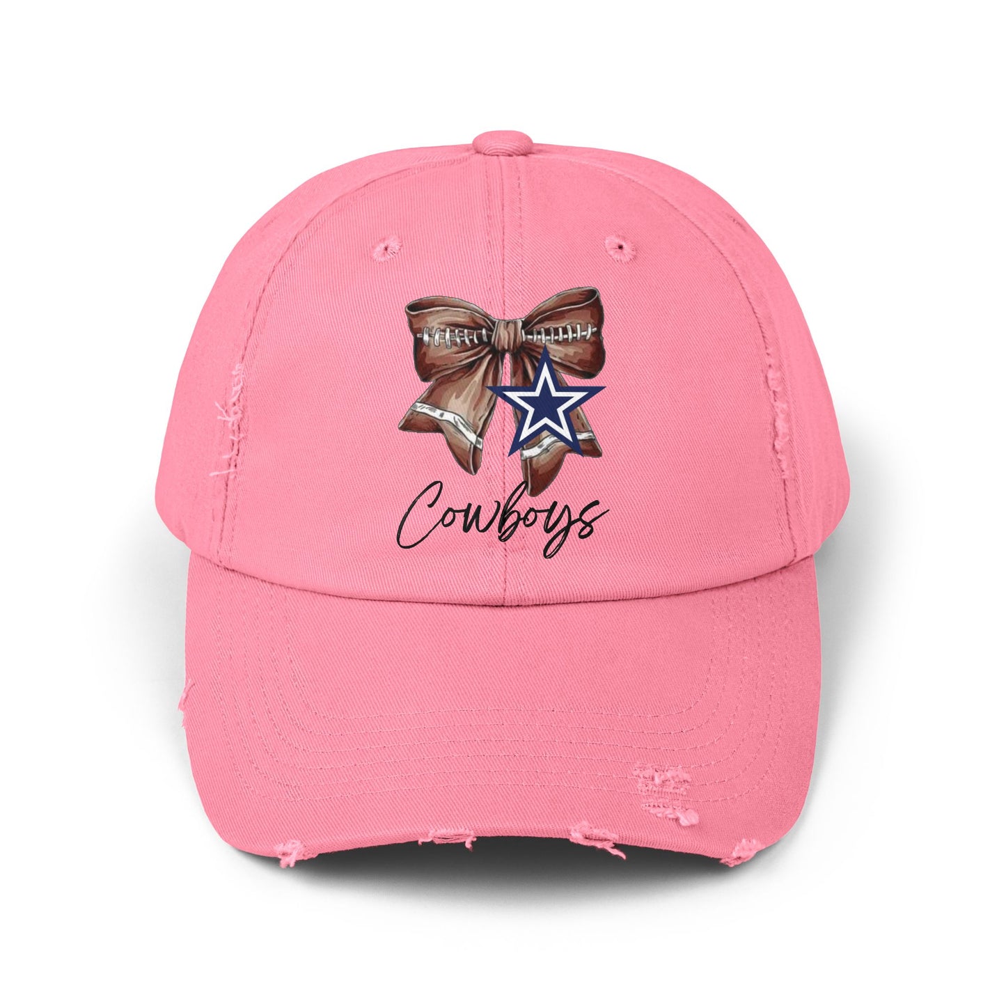 Sport Hat: Distressed Cowboys Team Hat - The Eggy's store