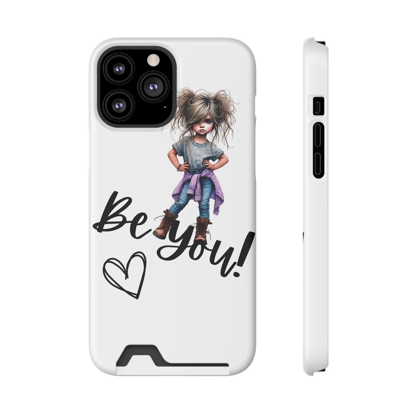 Be You Phone Case With Card Holder - Stylish and Functional Be You Phone Case - The Eggy's store