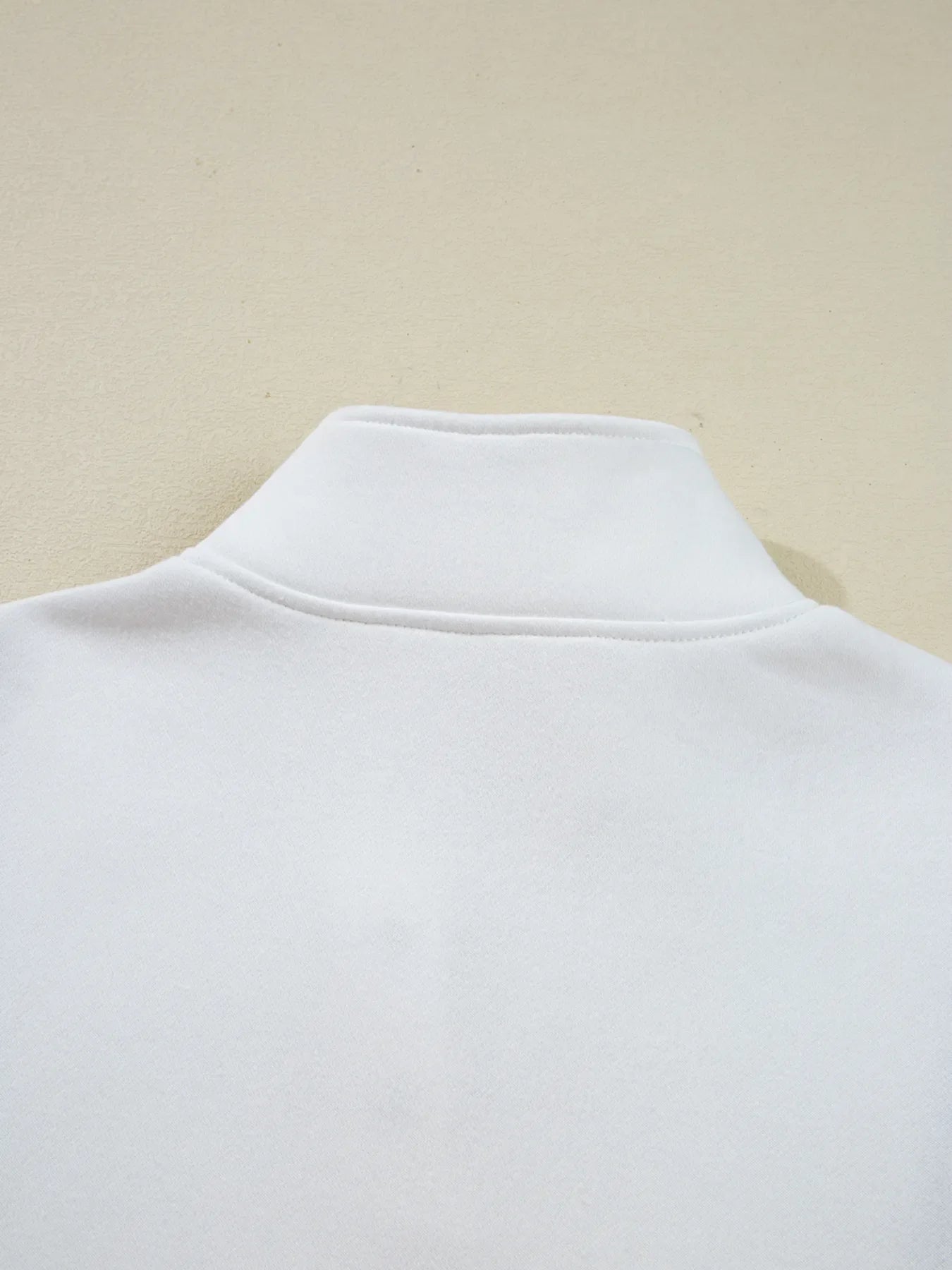 Colorblock Patchwork Half Button Women's Sweatshirt