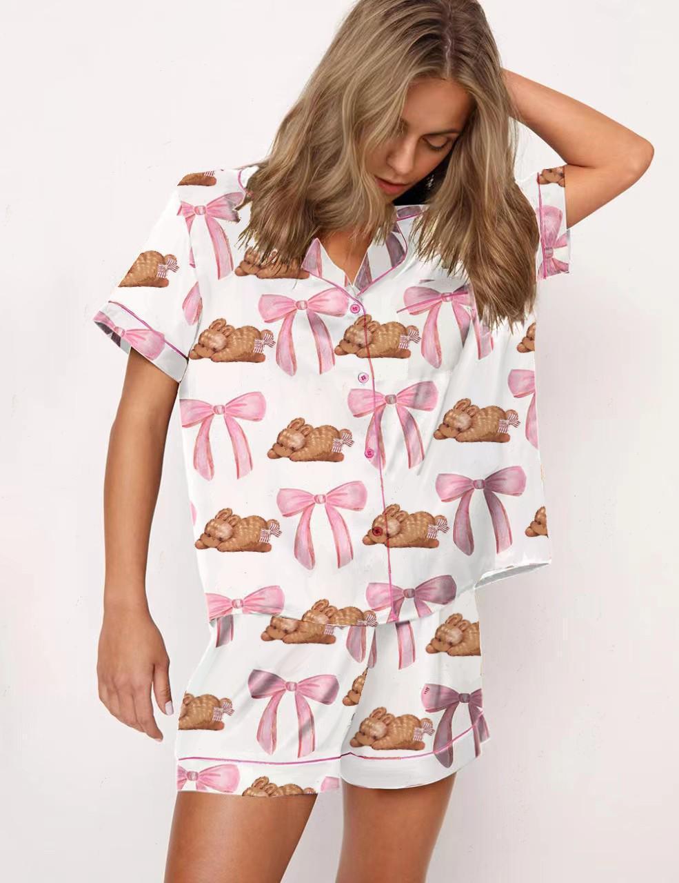 Two Piece Women's Sleepwear Set - Multiple Designs - The Eggy's store