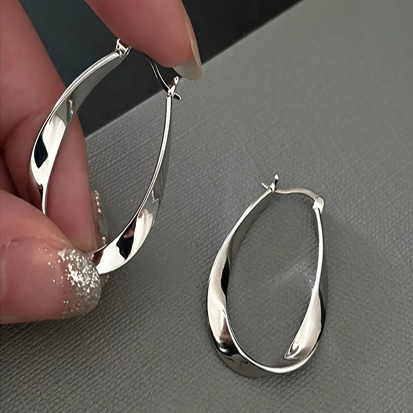 Twisted Drop Dangle Earrings