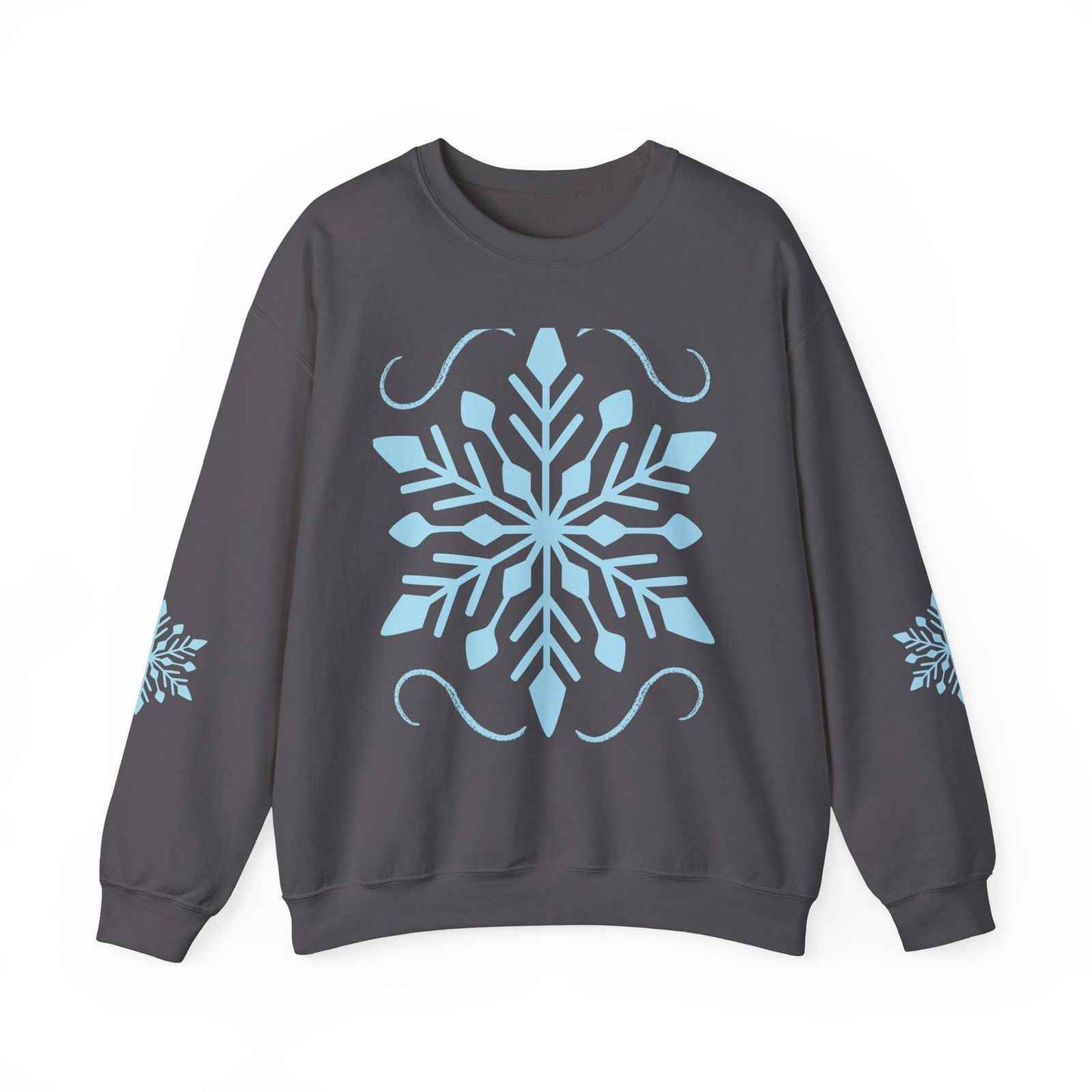 Adult Snowflake Sweatshirt - Cozy Women's Crewneck for Everyday Wear