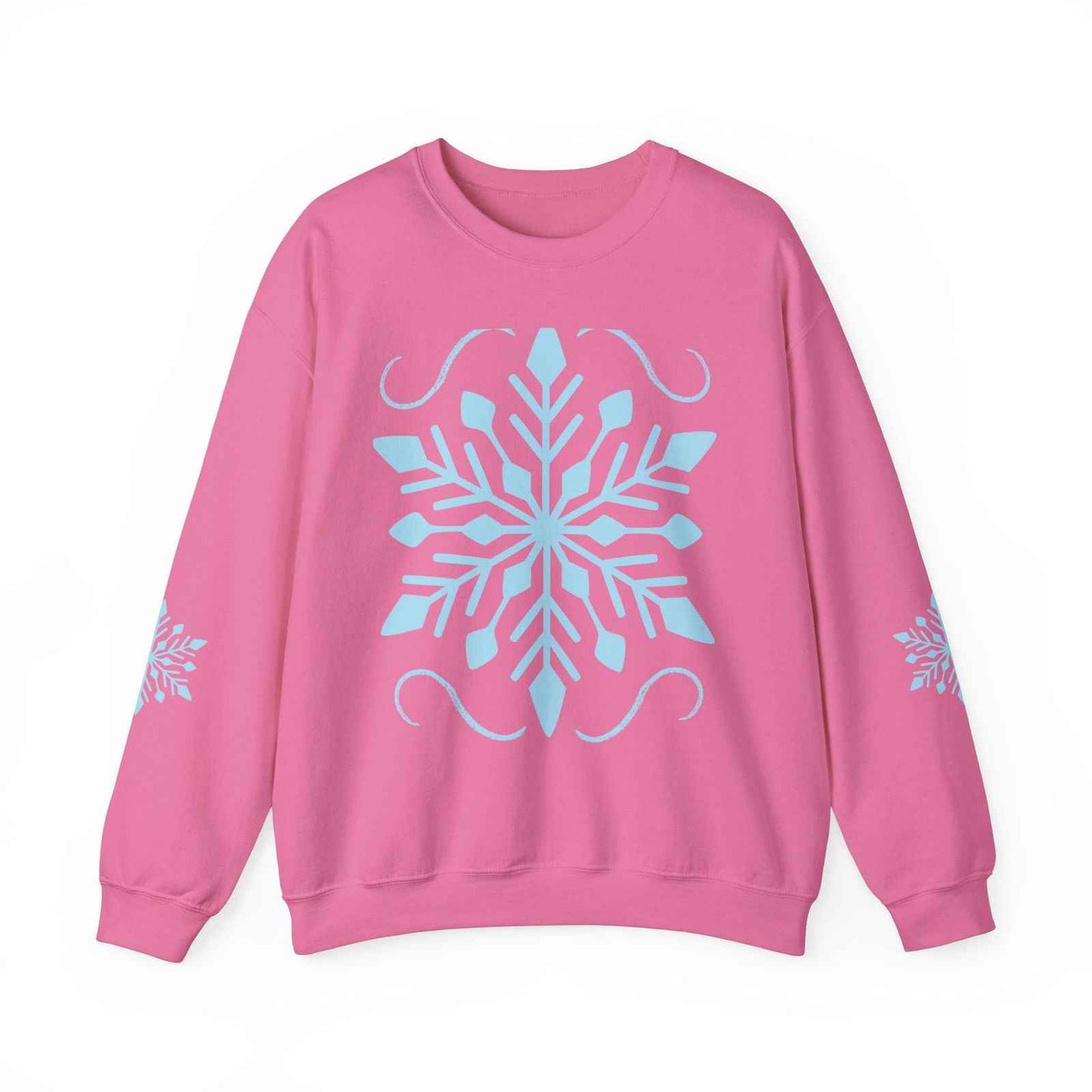 Adult Snowflake Sweatshirt - Cozy Women's Crewneck for Everyday Wear