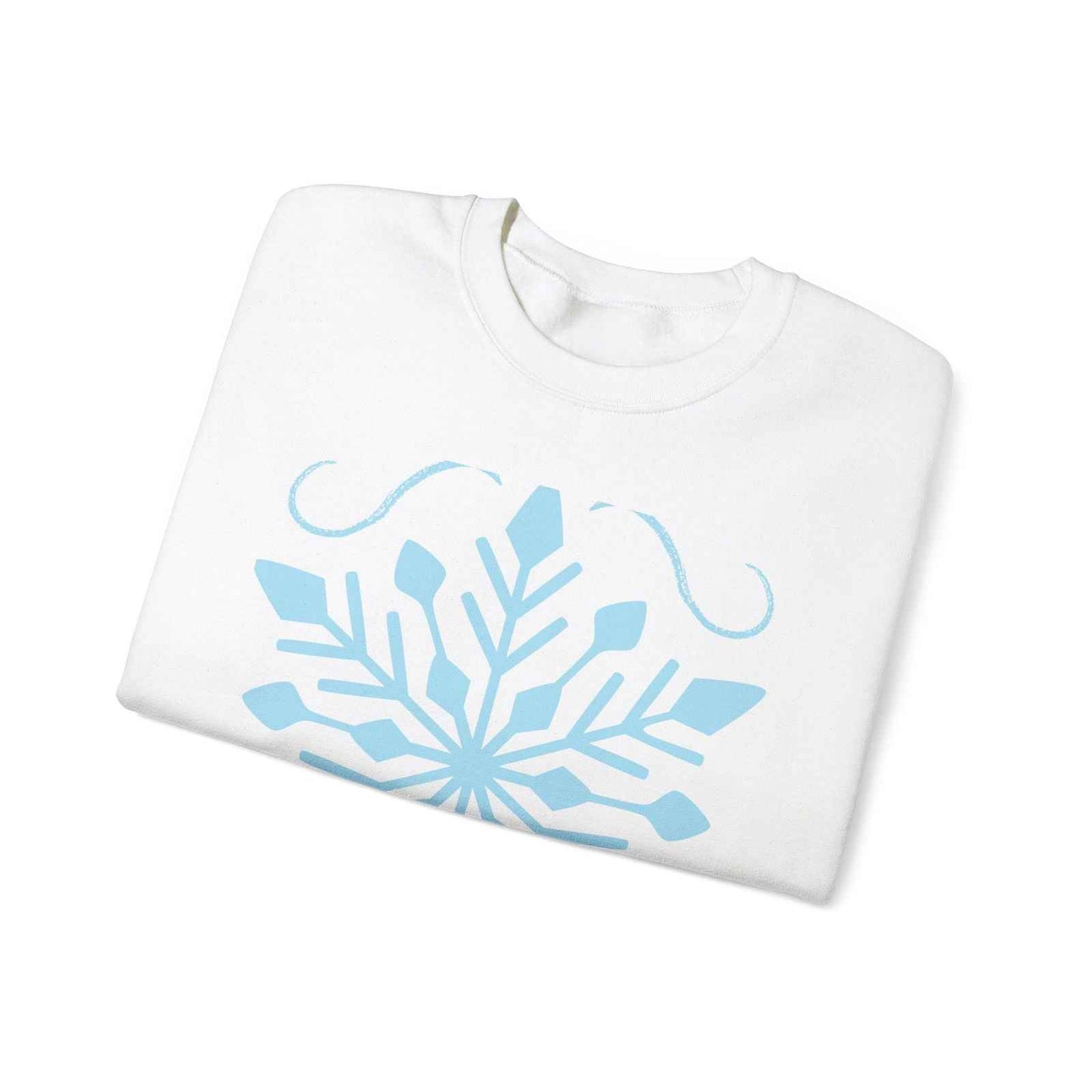 Adult Snowflake Sweatshirt - Cozy Women's Crewneck for Everyday Wear