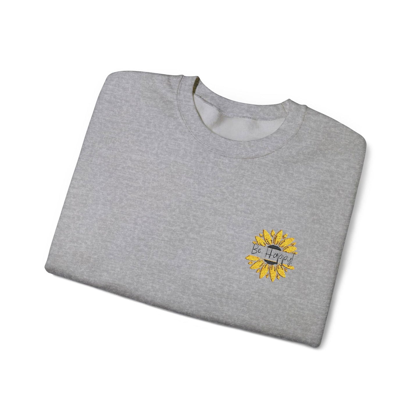 Be Happy: Adult Sweatshirt - The Eggy's store