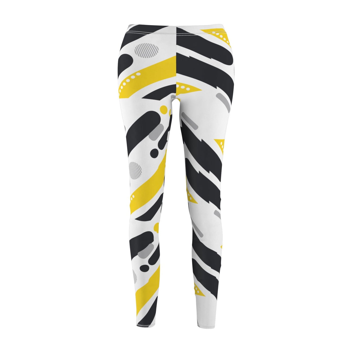 Black and Yellow: Adult Women's Leggings - The Eggy's store