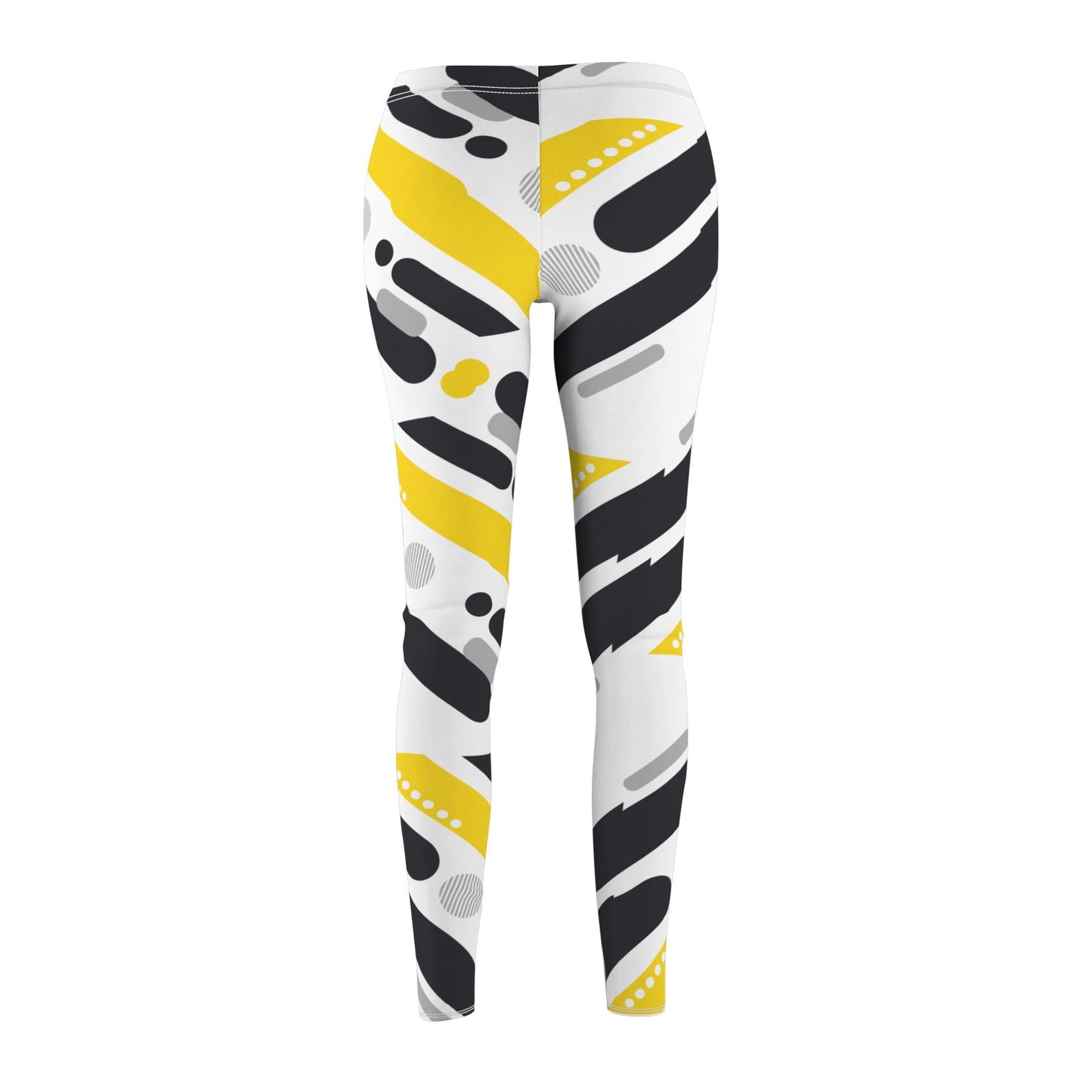 Black and Yellow: Adult Women's Leggings - The Eggy's store