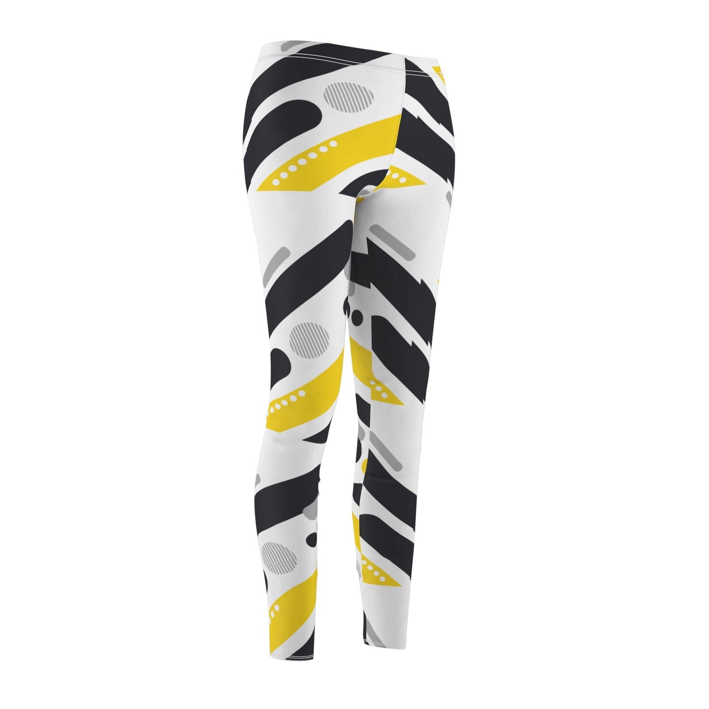 Black and Yellow: Adult Women's Leggings - The Eggy's store
