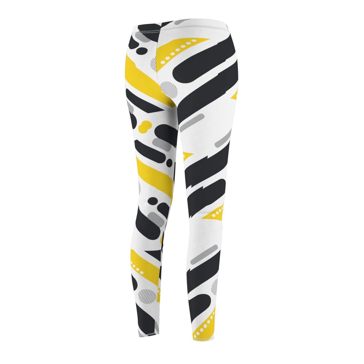 Black and Yellow: Adult Women's Leggings - The Eggy's store
