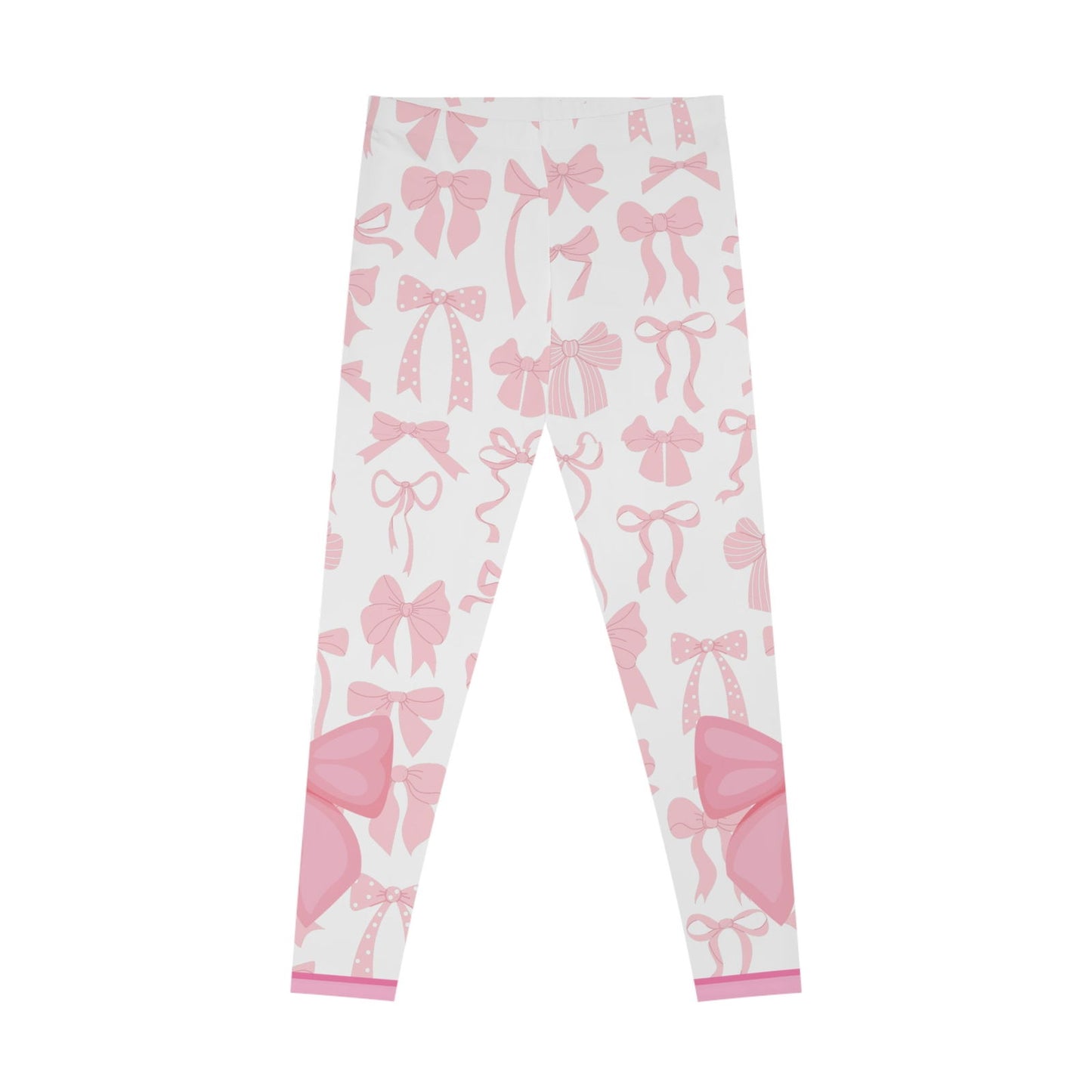 Bow: Adult Women Stretchy Leggings - The Eggy's store
