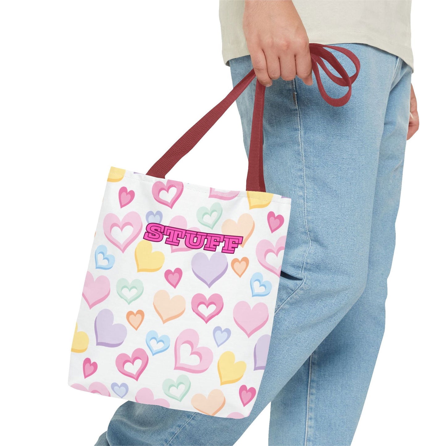Conversation Hearts Tote Bag - The Eggy's store