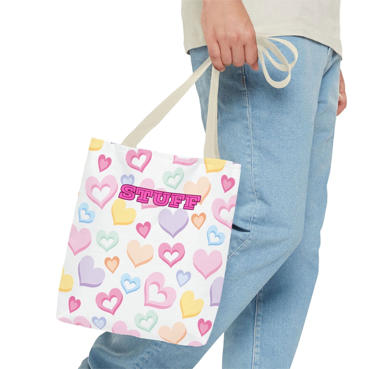 Conversation Hearts Tote Bag - The Eggy's store