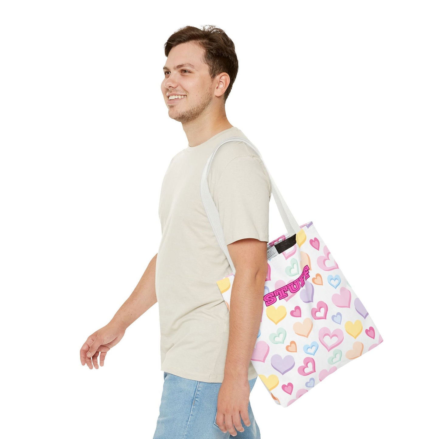 Conversation Hearts Tote Bag - The Eggy's store