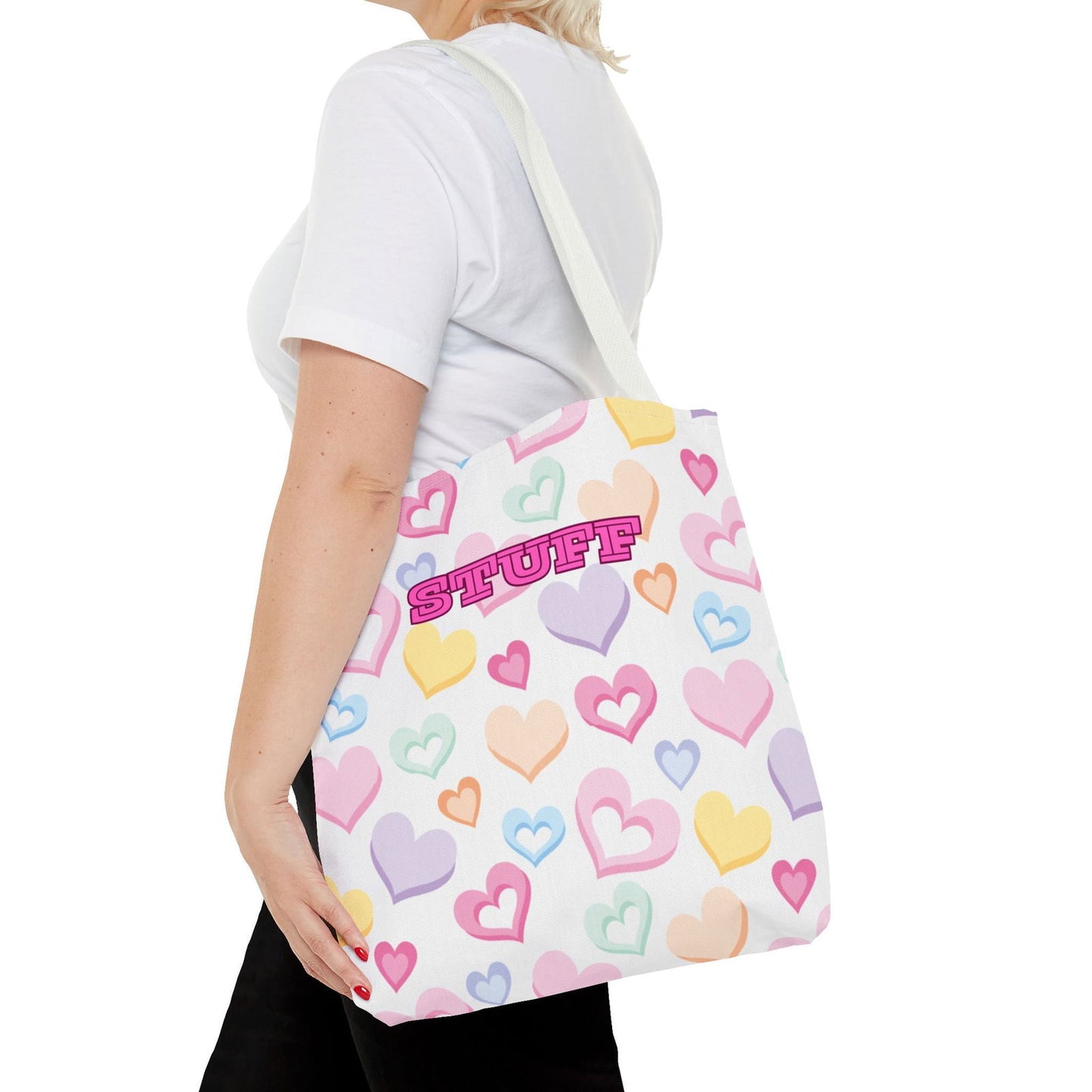 Conversation Hearts Tote Bag - The Eggy's store