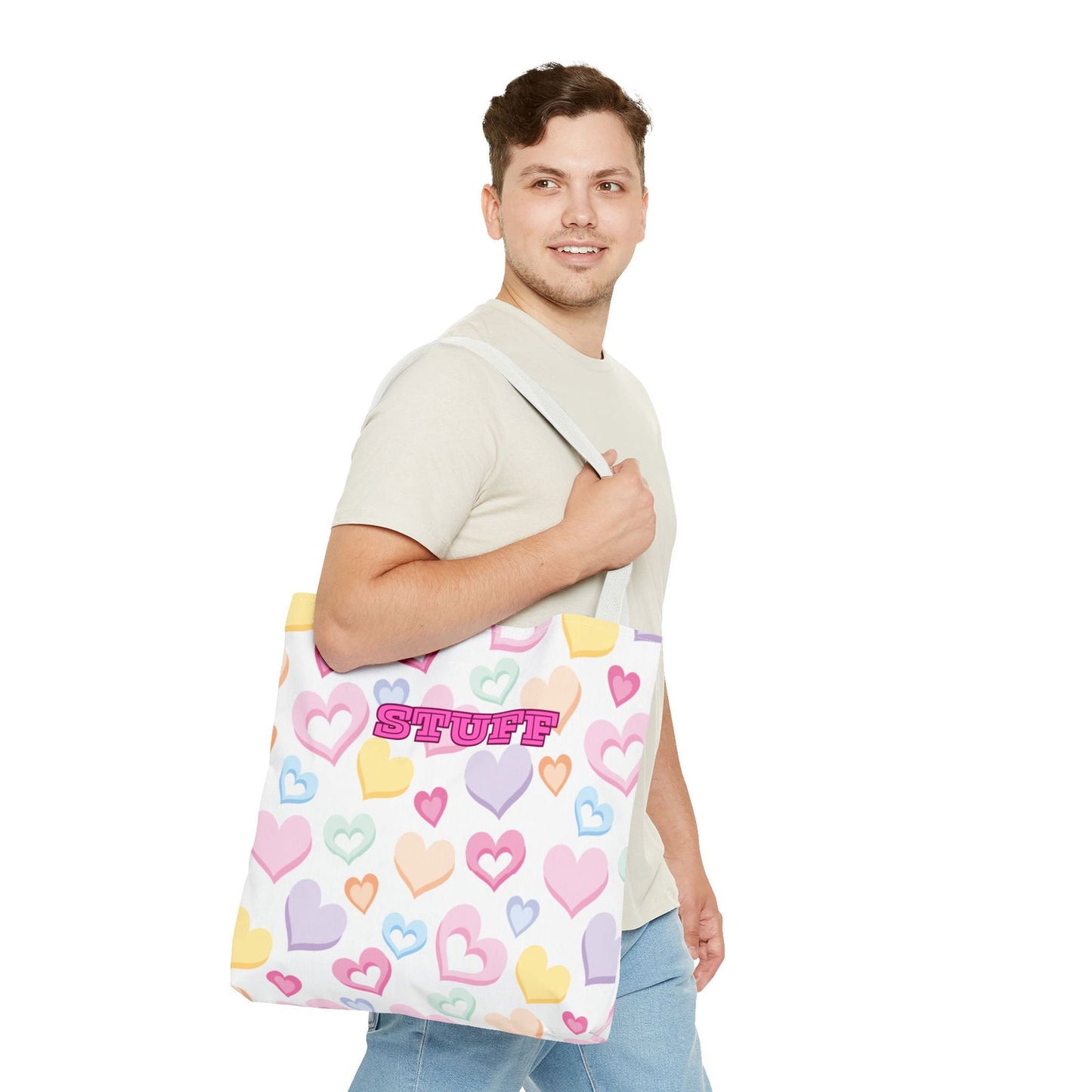 Conversation Hearts Tote Bag - The Eggy's store