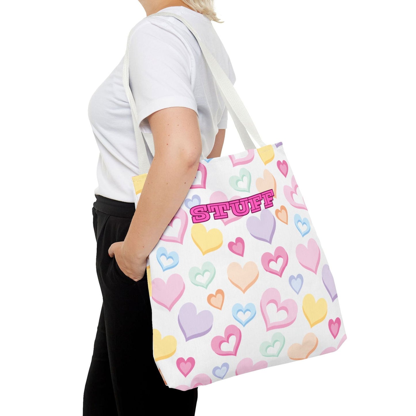 Conversation Hearts Tote Bag - The Eggy's store