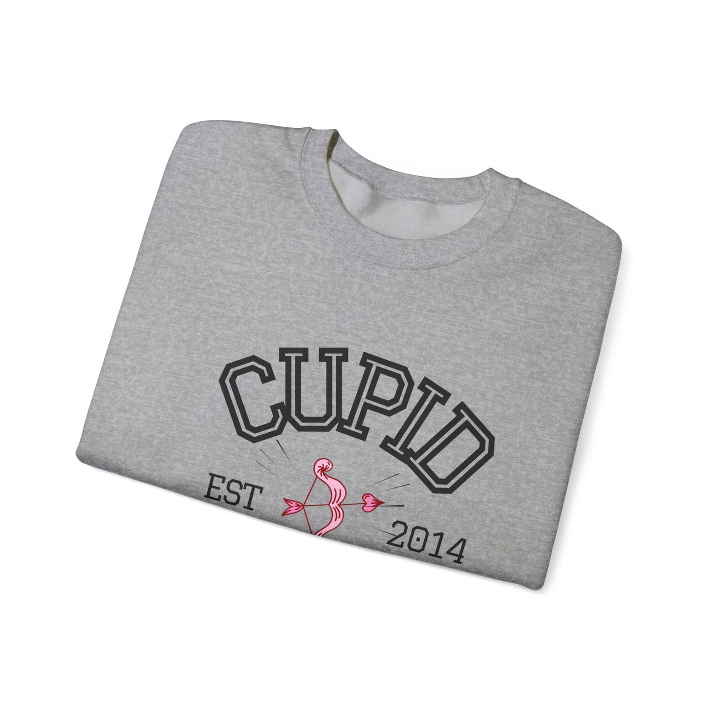 Crewneck Sweatshirt Cupid University Womens Long Sleeve Multiple Colors - The Eggy's store