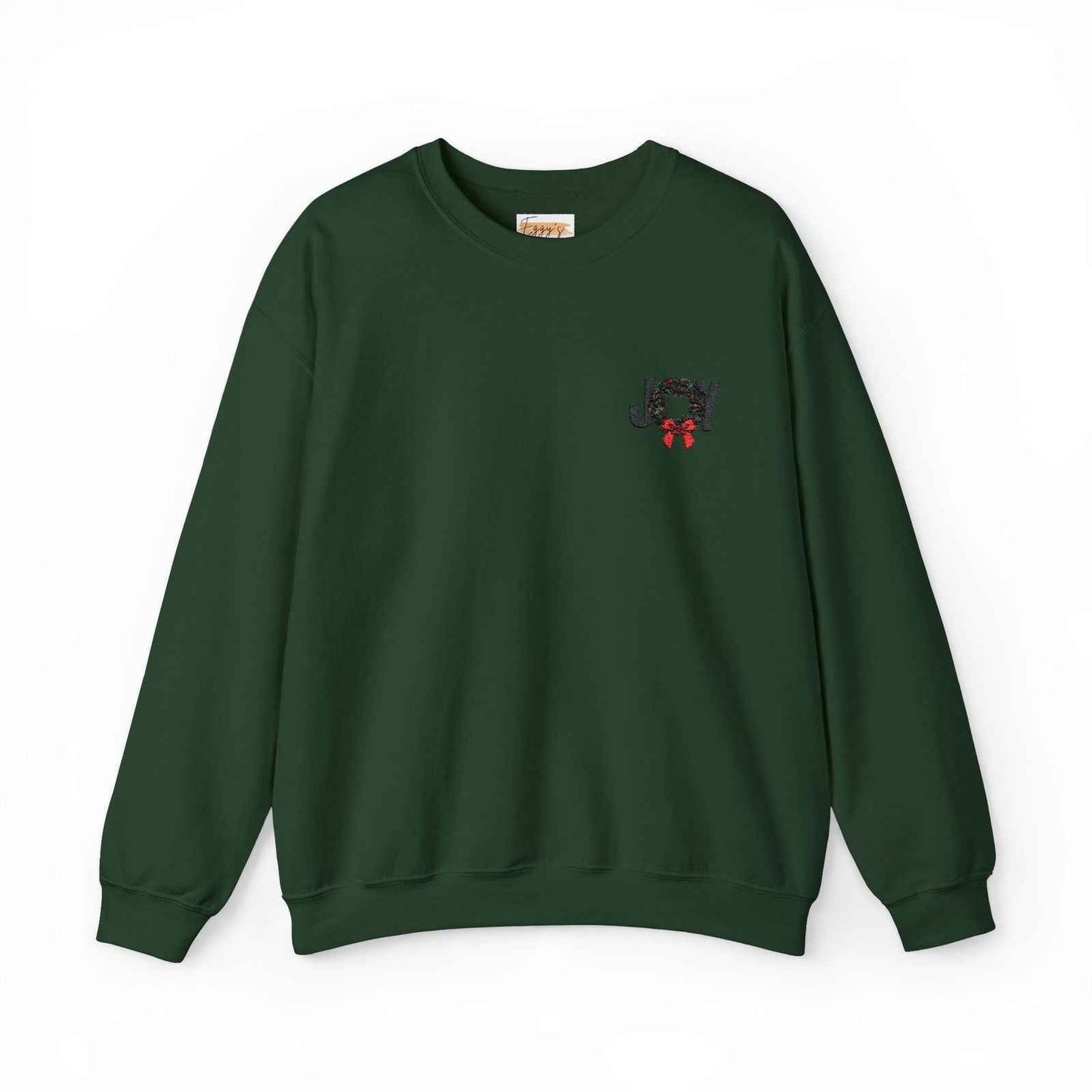 Embroidered Adult Christmas Sweatshirt