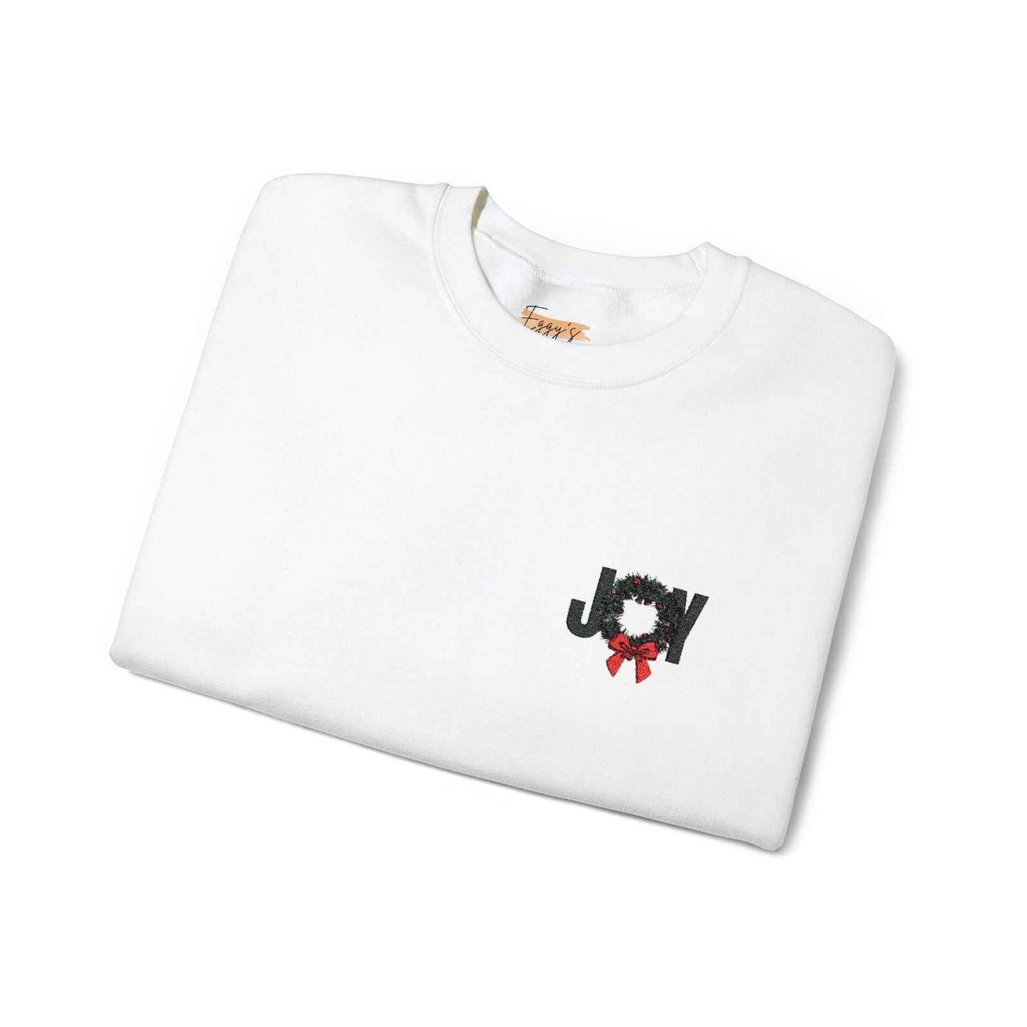 Embroidered Adult Christmas Sweatshirt