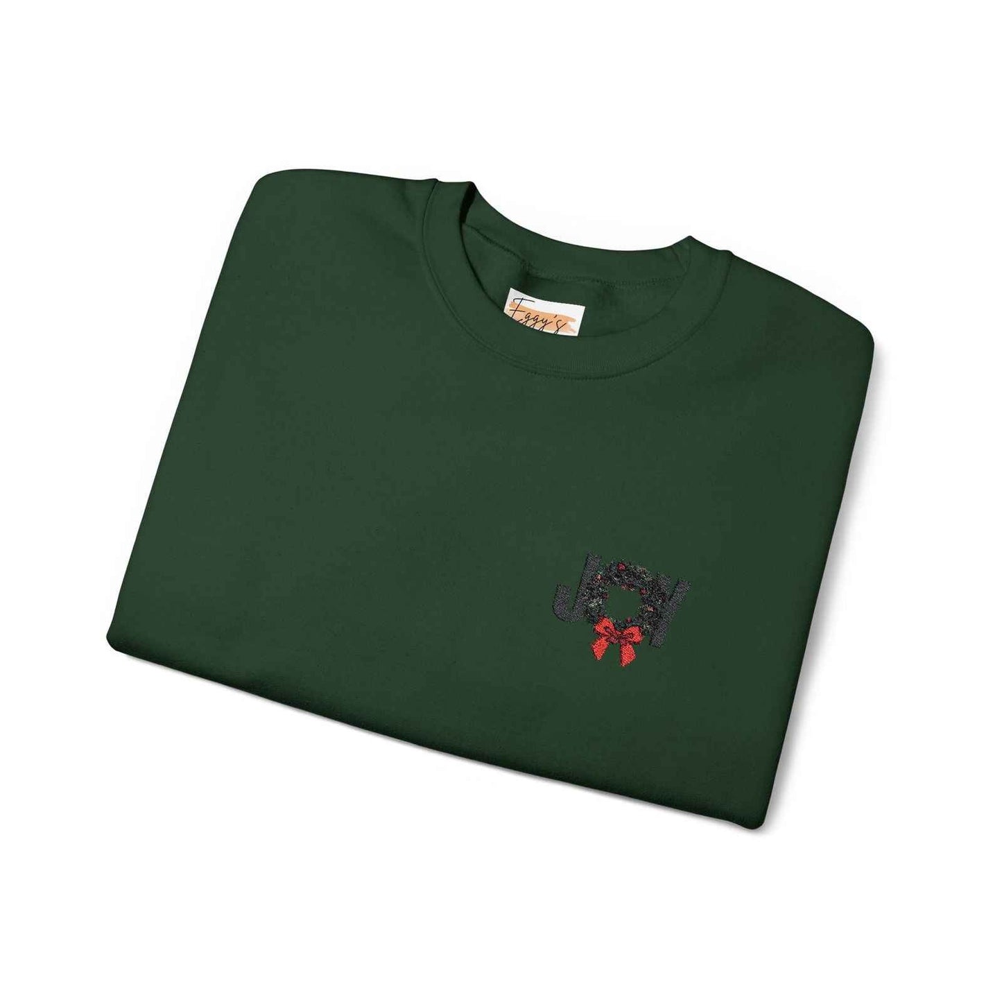 Embroidered Adult Christmas Sweatshirt