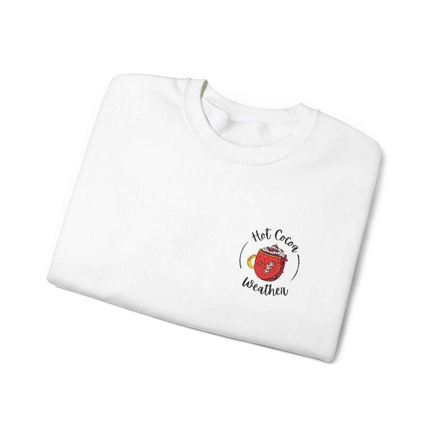 Embroidered Adult Cocoa Winter Sweatshirt