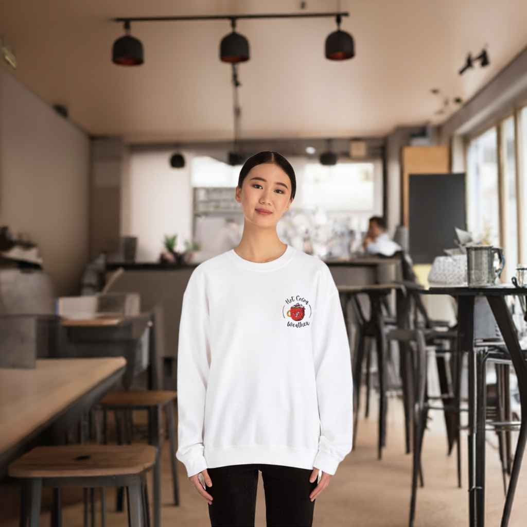 Embroidered Adult Cocoa Winter Sweatshirt