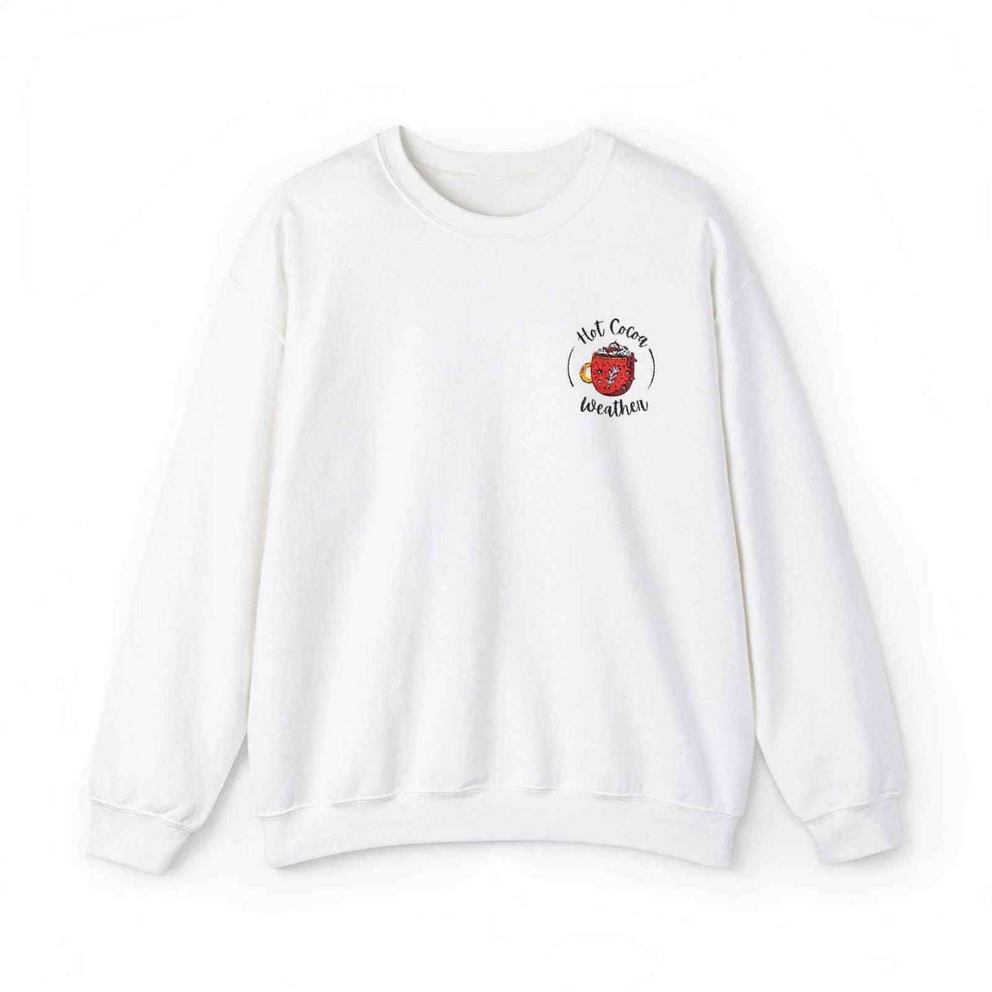 Embroidered Adult Cocoa Winter Sweatshirt