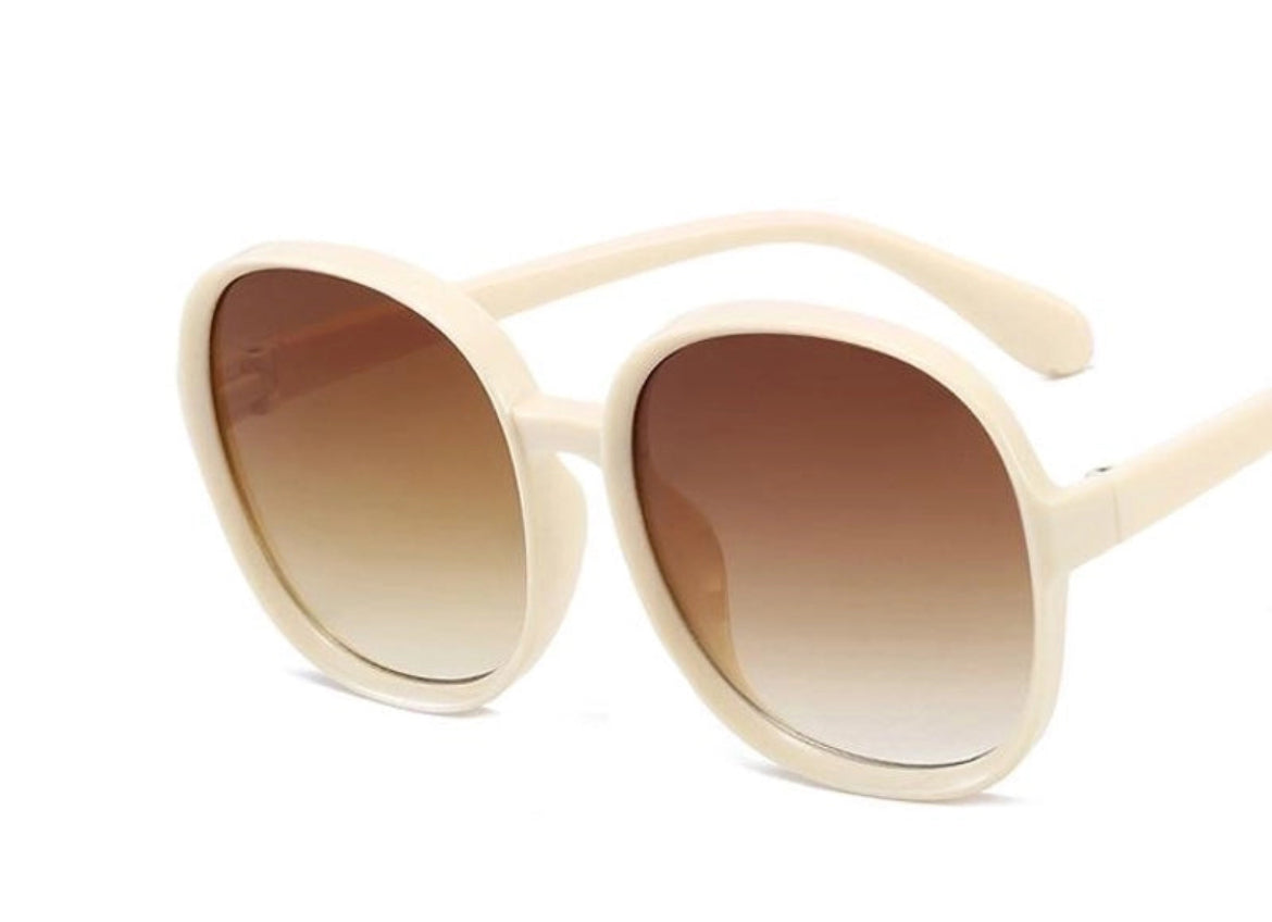 Round Large Frame Wild Sunglasses