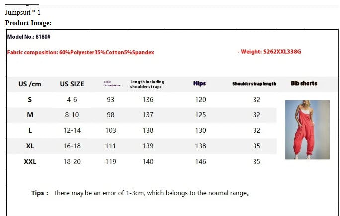 Women's Knitted One-Piece Trousers with Pocket and Spaghetti Straps - The Eggy's store