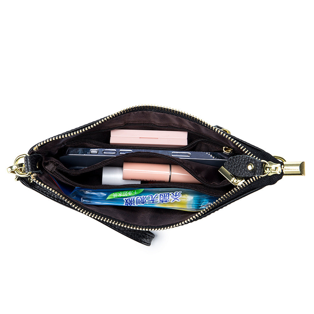 Leather One-Shoulder Clutch for Women - All-Match Leather Handbag - The Eggy's store
